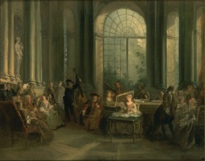 "Concert dans le salon ovale de Pierre Crozat", Nicolas Lencret ©Dallas, Museum of art-MichaelL;Rosenberg Foundatio