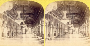 Galerie d'Apollon, vue stéréoscopique Second Empire © Musée des Avelines