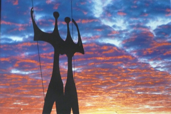 Les "guerriers" de Bruno Giorgi © Fabio Colombini