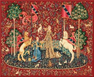 La dame à la licorne, Le goût