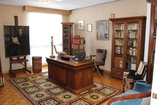 Bureau de Valerie Larbaud-  mediatheque de Vichy © D.Cagnolatti 