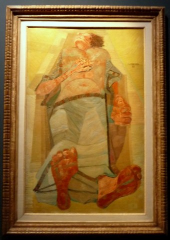 Cândido Portinari, "Mort", Huile sur bois, 1958 / Coll. James Lisboa