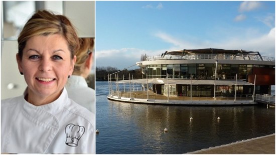 Marlène Chaussémy  et le restaurant La Rotonde/La Table de Marlène © DR