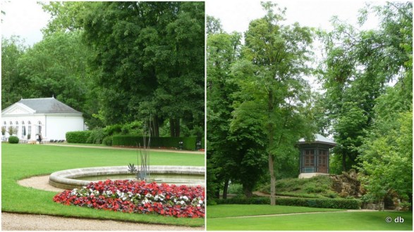 L'Orangerie et le kiosque surmontant la glacière © db