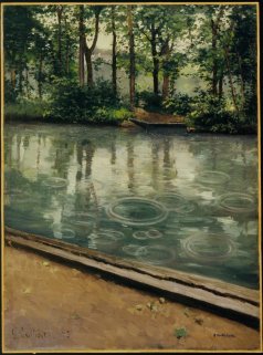 Gustave Caillebotte, "L'Yerres, effet de pluie",1875/ Bloomington, Indiana University Art Museum