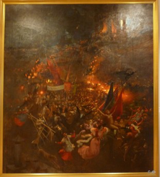 Adolphe Willette, "Cortège nocturne", 1884. Association des amis du petit palais, Genève (Suisse) Photo db