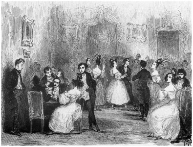 Tony Johanot, "Soirée d'artiste chez Charles Nodier" © Bnf