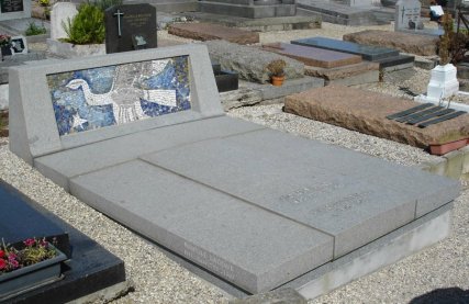 La tombe de Georges Braque, cimetière de Varengeville © DR 