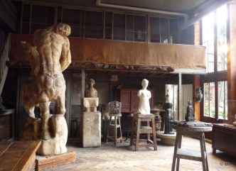 Musée Bourdelle, l'atelier du sculpteur © db