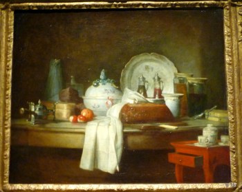 Jean Siméon Chardin, "La table d'office" dit aussi "Les débris d'un déjeuner", 1763 © musée du Louvre/photo db