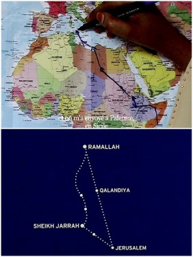 Bouchra Khalili, "Mapping journey #4"et "Constellations"