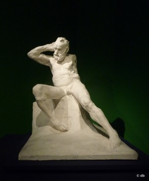 Auguste Rodin, "Victor Hugo assis, nu", plâtre/Musée Rodin / Photo db