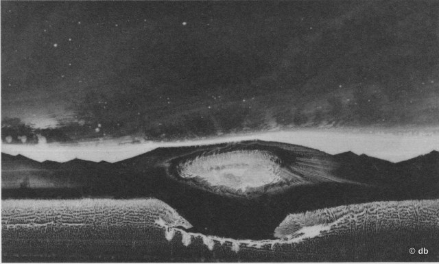 Jean-Pierre Sudre, "Paysage matériographique", Lacoste 1980/ Coll. particulière/photo db