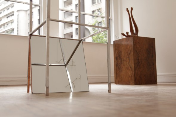 Propos d'Europe 2015, de gauche à droite des ouvres de Bojan Šarčević et Markus Schinwald