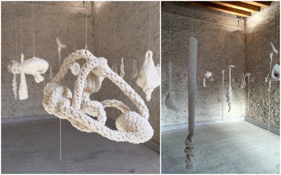 Pierre Bernard, Exposition "Ouvrage(s)", Château de la Roche-Guyon /Photos Amand Berteigne