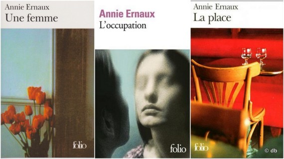 Quelques titres sur la bonne vingtaine de livres publiés par Annie Ernaux / "La Place" a eu le Prix Renaudot en 1984