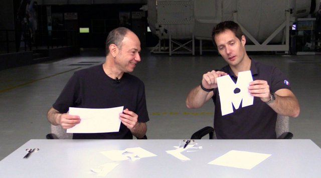 E. Kac et T. Pesquet àl'ESA à Cologne, juin 2016 / Photo Virgile Novarina