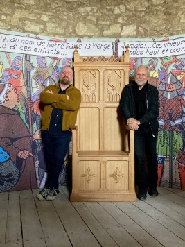 Eric Dubois et Thierry Bellefroid, co-commissaires MachinaXion©